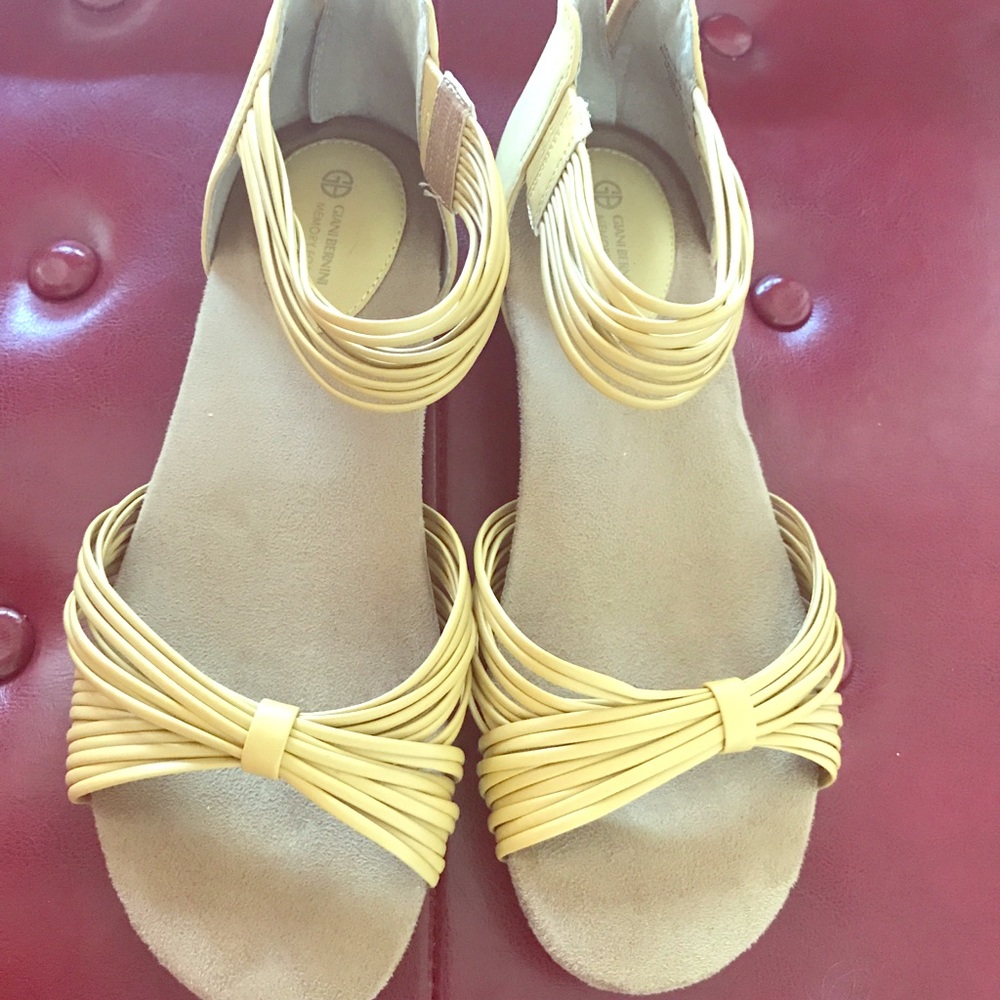 Giani Bernini Yellow Sandals